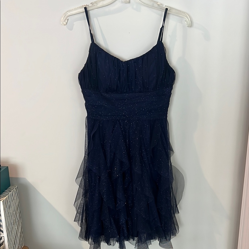 Navy Blue Sparkle Dress